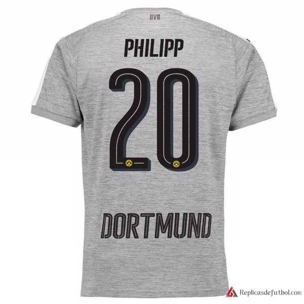 Camiseta Borussia Dortmund Tercera equipación Phillipp 2017-2018